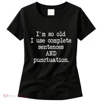 Complete Sentences And Punctuation Grammar Women's T-Shirt thumb 0