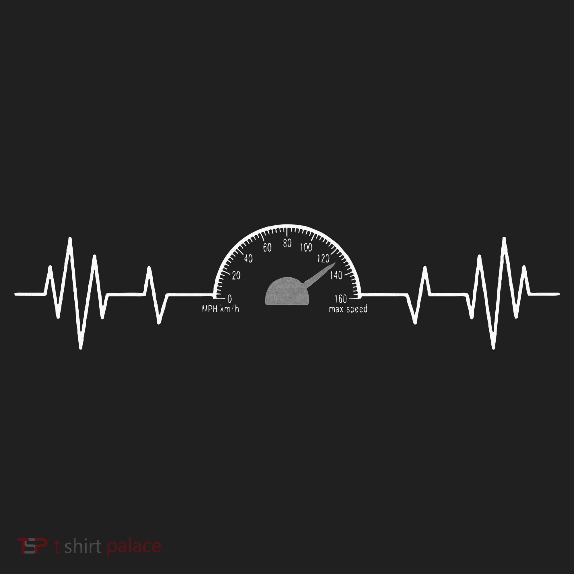 Car Speedometer Auto Mechanic Guys Heartbeat Gift Beanie