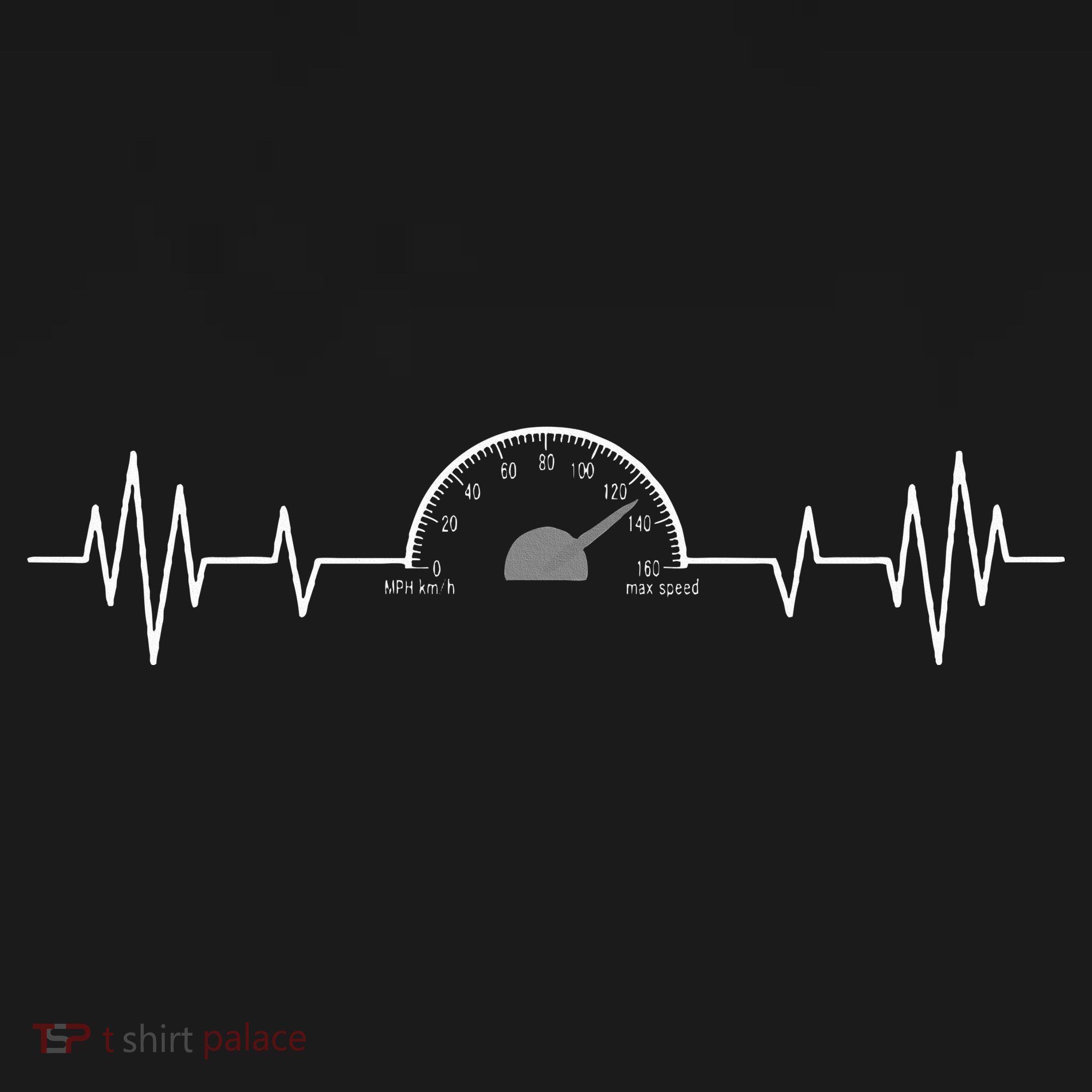 Car Speedometer Auto Mechanic Guys Heartbeat Gift Polo