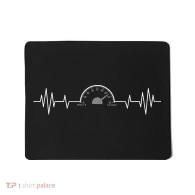 Car Speedometer Auto Mechanic Guys Heartbeat Gift Mousepad