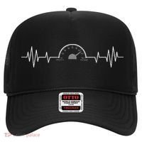 Car Speedometer Auto Mechanic Guys Heartbeat Gift Hat thumb 0