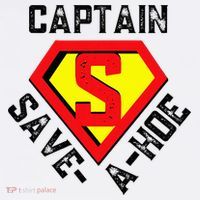 Captain Save A Hoe Rusty Vintage Funny Retro Women's Long Sleeve Shirt thumb 2