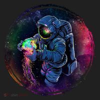 Cool Space Astronaut Jellyfish Galaxy Women's Sweatshirt thumb 2