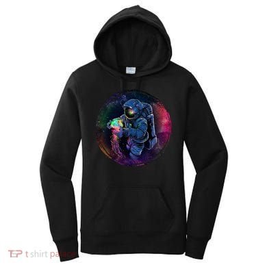Cool Space Astronaut Jellyfish Galaxy Women's Hoodie