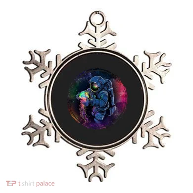 Cool Space Astronaut Jellyfish Galaxy Ornament