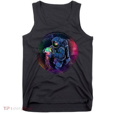 Cool Space Astronaut Jellyfish Galaxy Tank Top