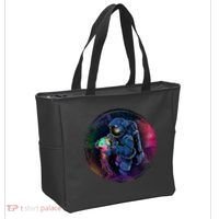 Cool Space Astronaut Jellyfish Galaxy Tote Bag thumb 2