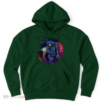 Cool Space Astronaut Jellyfish Galaxy Hoodie