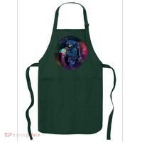 Cool Space Astronaut Jellyfish Galaxy Apron thumb 0