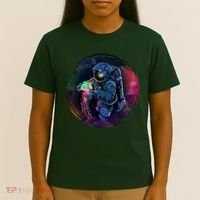 Cool Space Astronaut Jellyfish Galaxy T-Shirt thumb 4