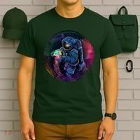 Cool Space Astronaut Jellyfish Galaxy T-Shirt thumb 6