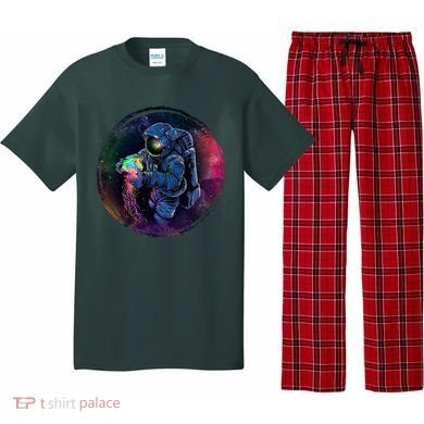 Cool Space Astronaut Jellyfish Galaxy Pajama Set