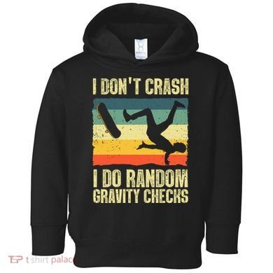 Cool Skateboard Art Skateboarding Skate Board Toddler Hoodie