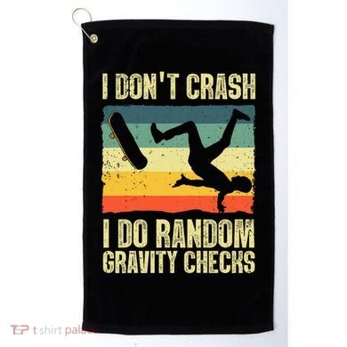 Cool Skateboard Art Skateboarding Skate Board Golf Towel