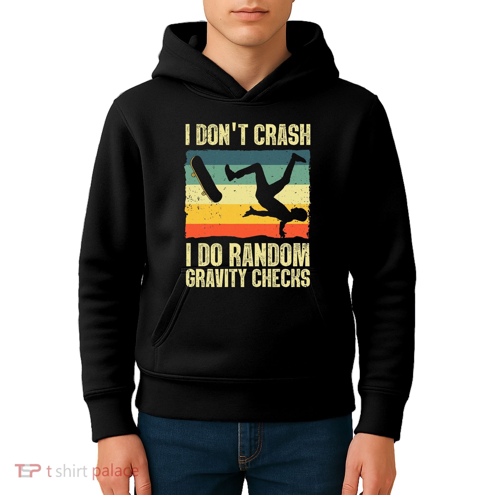 Cool Skateboard Art Skateboarding Skate Board Kids Hoodie