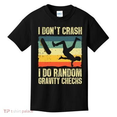 Cool Skateboard Art Skateboarding Skate Board Kids T-Shirt