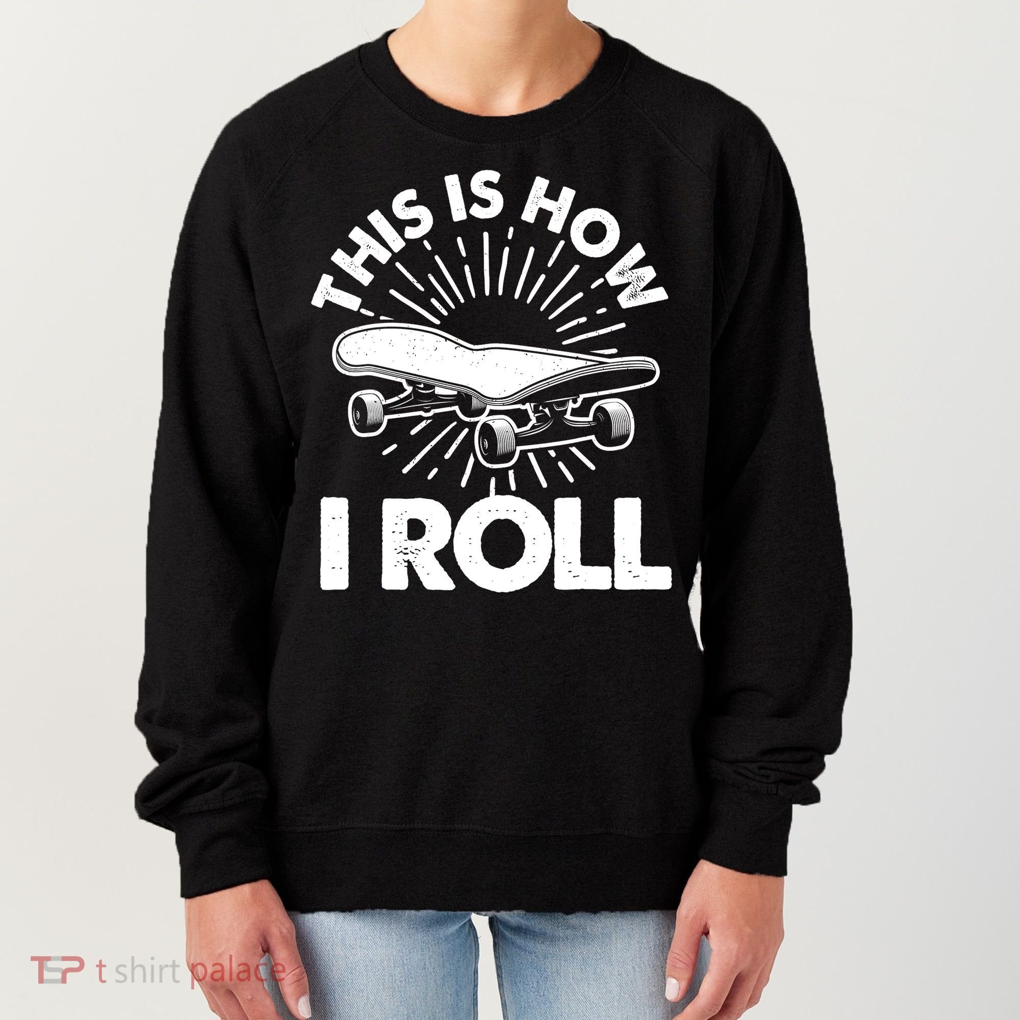 Cool Skateboard Art Boys Girls Skateboarding Women's Sweatshirt
