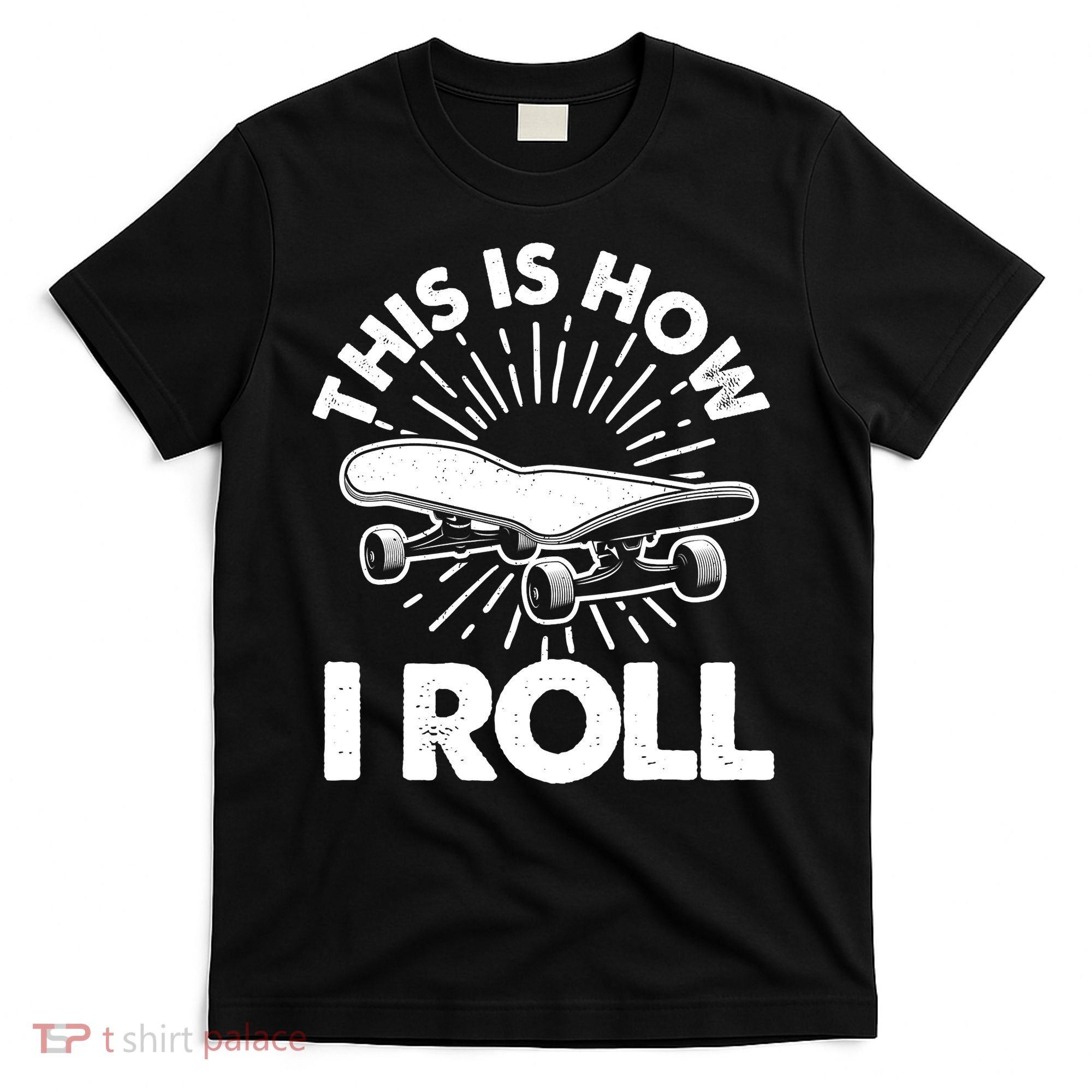 Cool Skateboard Art Boys Girls Skateboarding T-Shirt