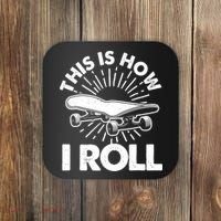 Cool Skateboard Art Boys Girls Skateboarding Coaster thumb 0
