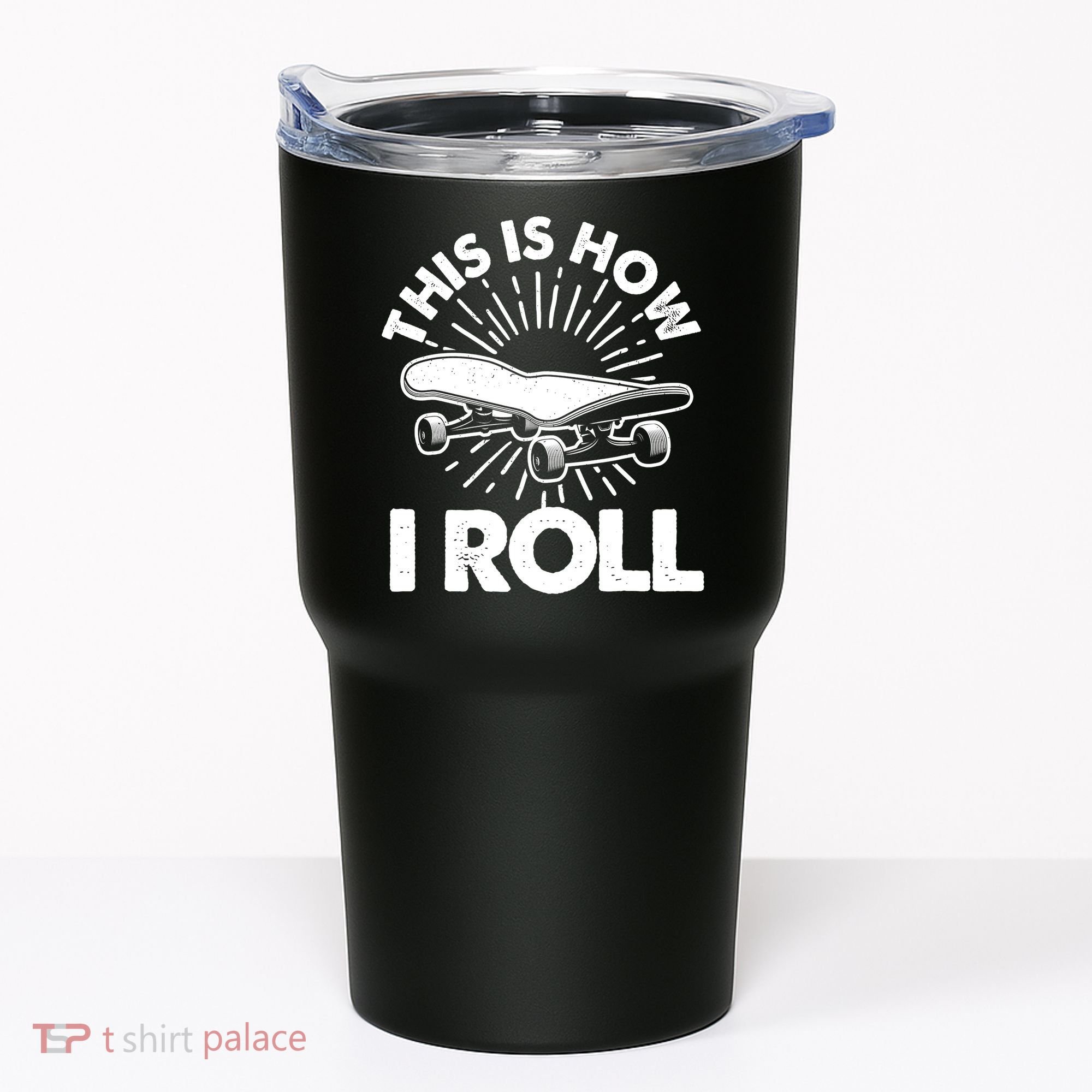 Cool Skateboard Art Boys Girls Skateboarding Tumbler