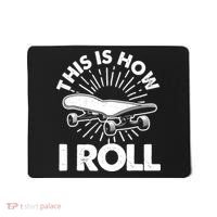 Cool Skateboard Art Boys Girls Skateboarding Mousepad thumb 0