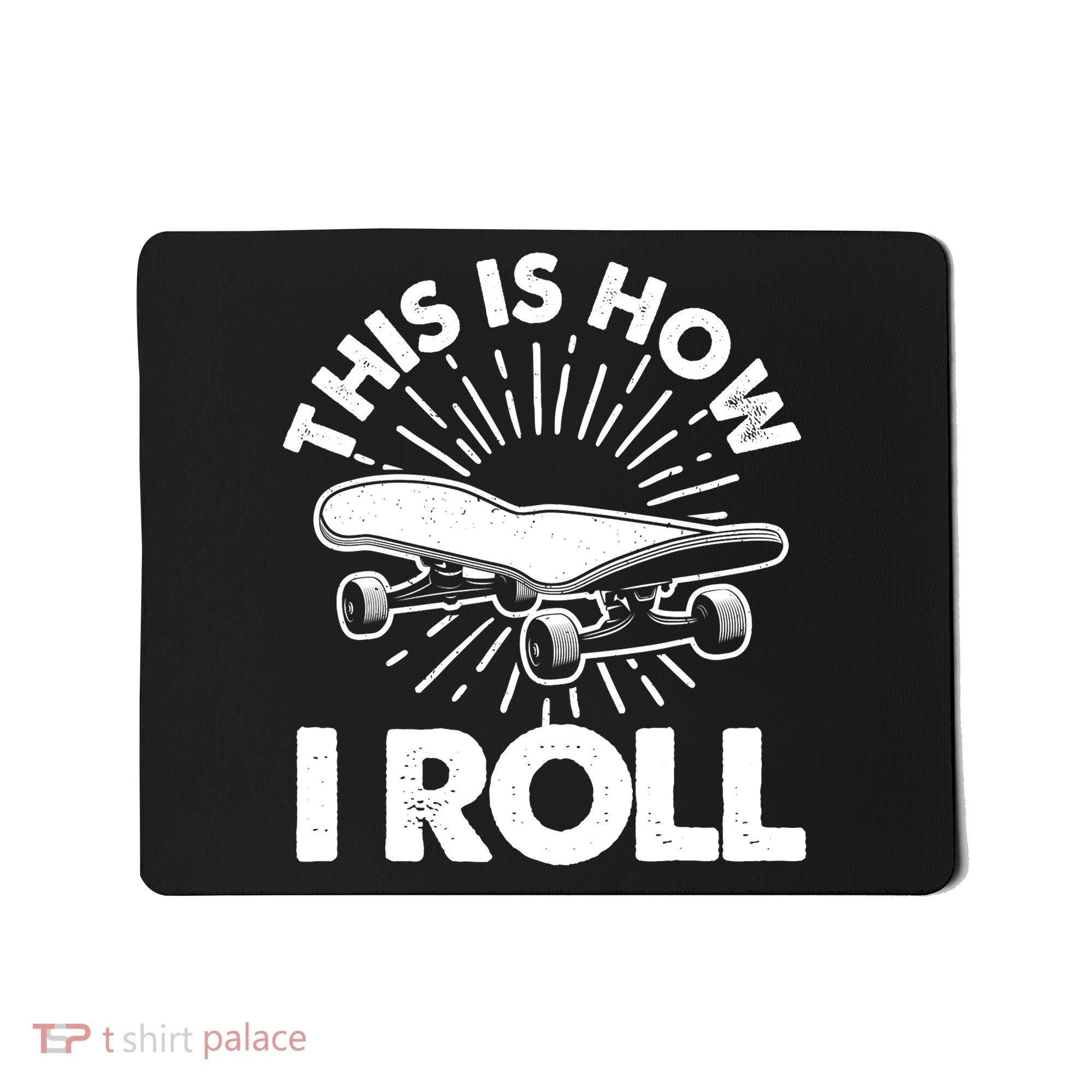 Cool Skateboard Art Boys Girls Skateboarding Mousepad