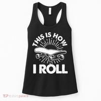 Cool Skateboard Art Boys Girls Skateboarding Women's Tank Top thumb 0