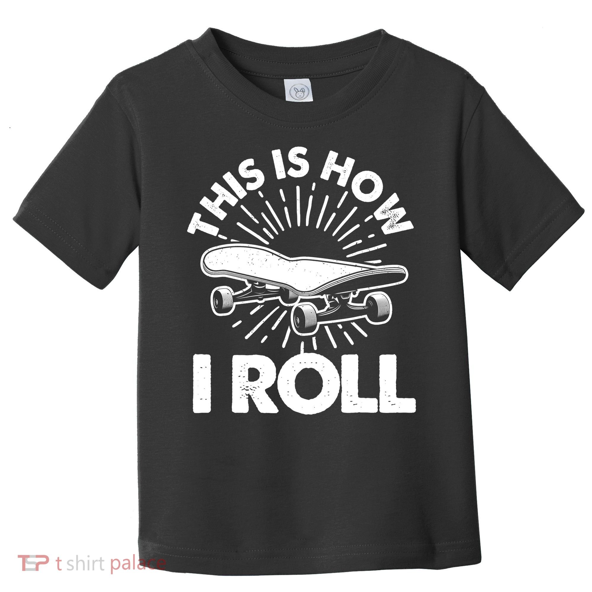 Cool Skateboard Art Boys Girls Skateboarding Toddler T-Shirt