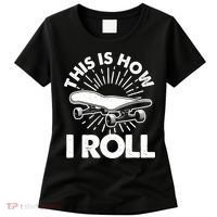 Cool Skateboard Art Boys Girls Skateboarding Women's T-Shirt thumb 0