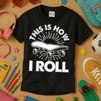 Cool Skateboard Art Boys Girls Skateboarding Kids T-Shirt thumb 3