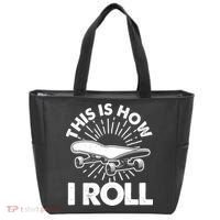 Cool Skateboard Art Boys Girls Skateboarding Tote Bag thumb 0