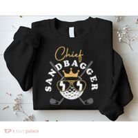 Chief Sandbagger Artwork For A Golf Club Sweatshirt thumb 2