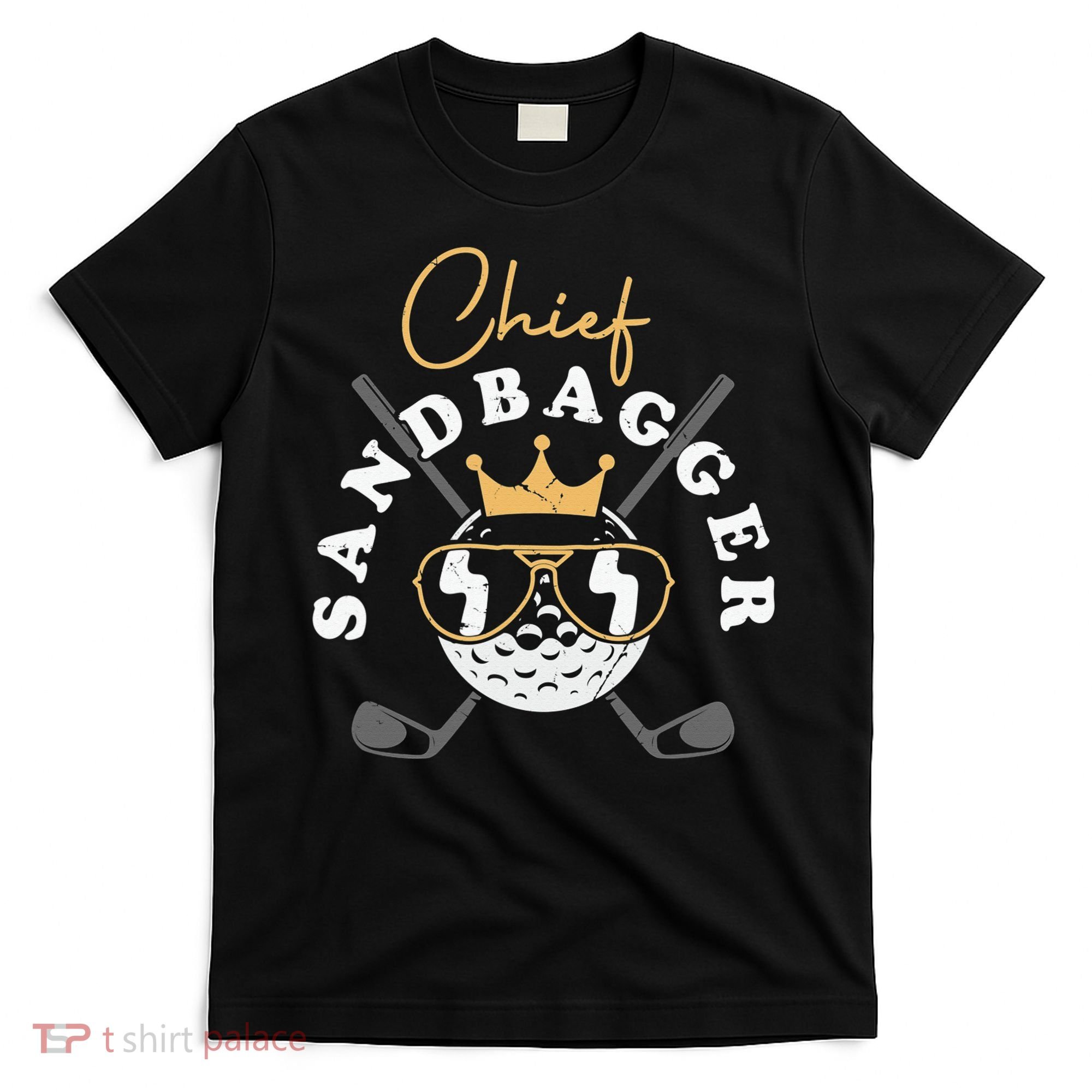 Chief Sandbagger Artwork For A Golf Club T-Shirt