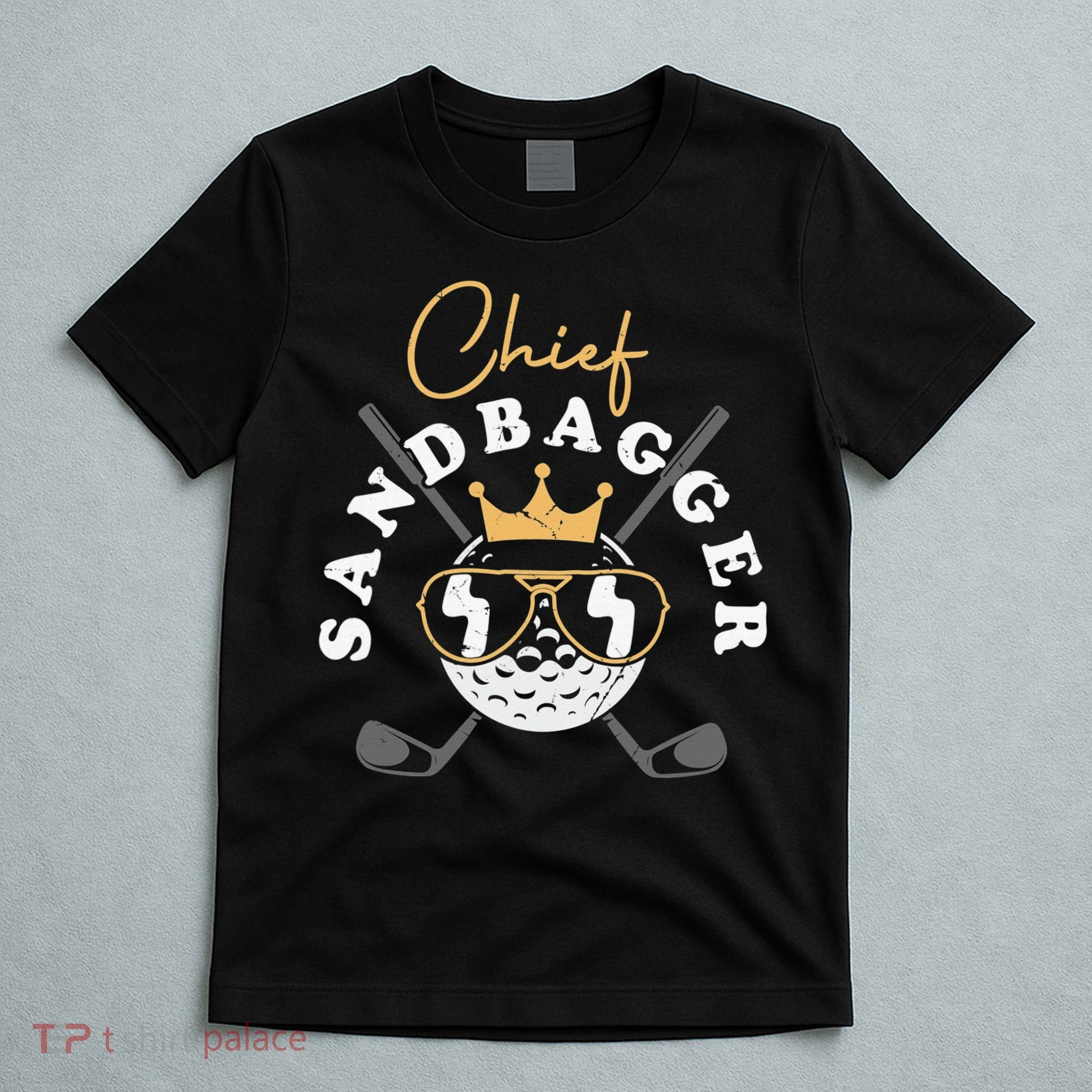 Chief Sandbagger Artwork For A Golf Club T-Shirt