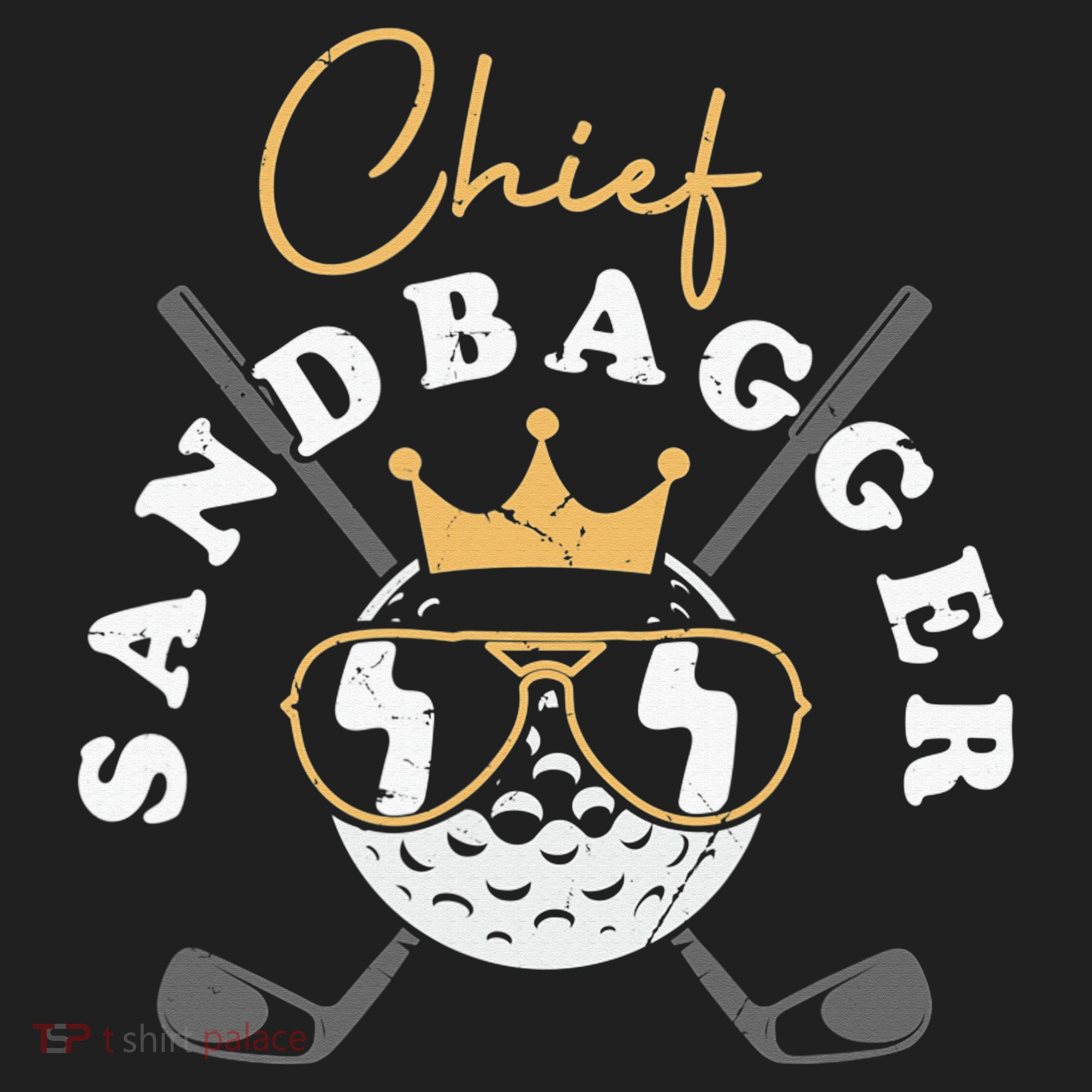 Chief Sandbagger Artwork For A Golf Club Hat