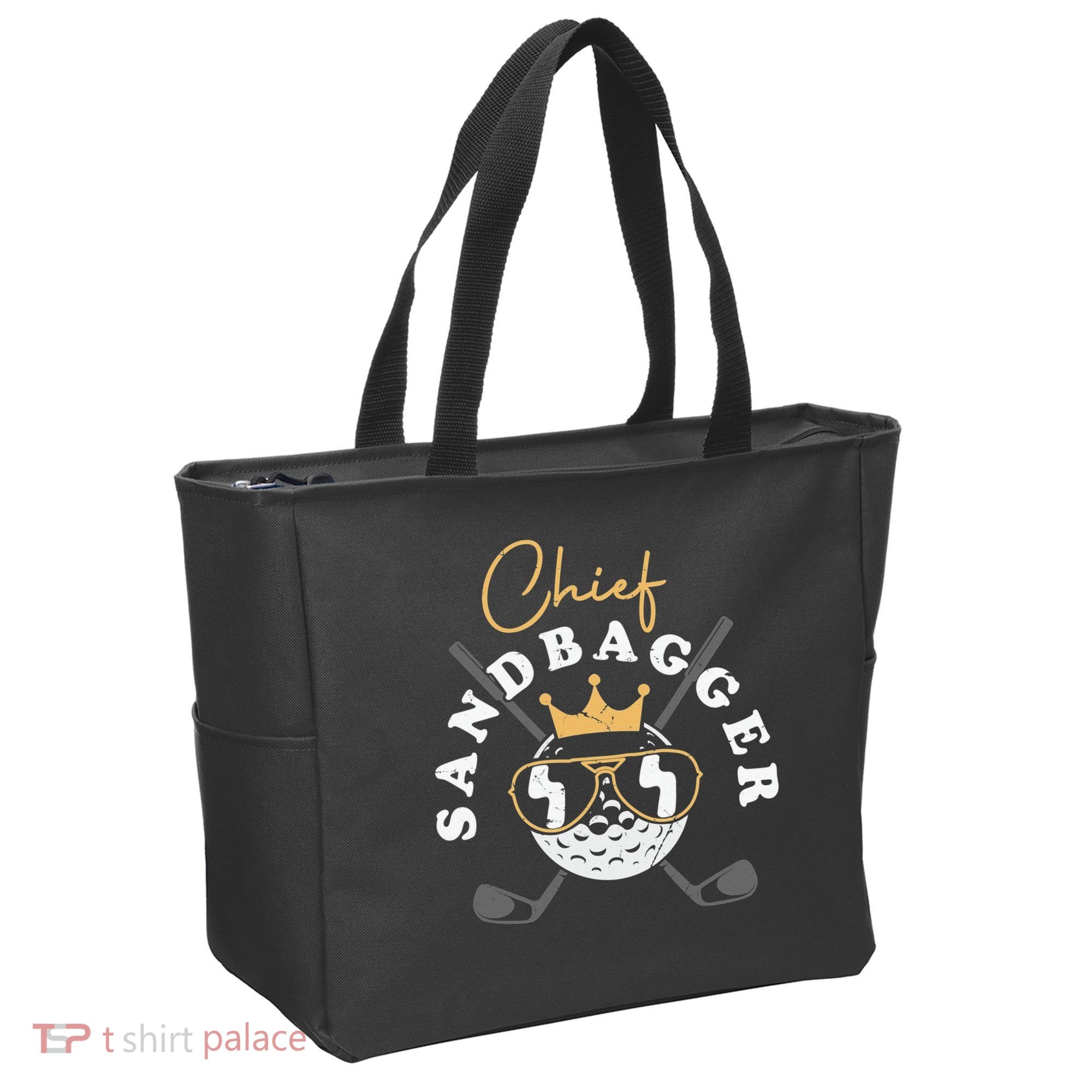 Chief Sandbagger Artwork For A Golf Club Tote Bag