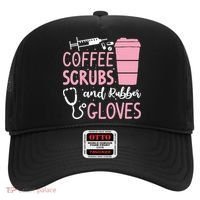 Coffee Scrubs And Rubber Gloves Medical Nurse Doctor Hat thumb 0