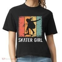 Cool Skater Art Women Skateboarding Skateboard Skating Comfort Colors Boxy T-Shirt thumb 0