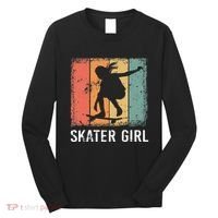 Cool Skater Art Women Skateboarding Skateboard Skating Long Sleeve Shirt thumb 0