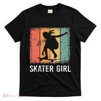 Cool Skater Art Women Skateboarding Skateboard Skating T-Shirt thumb 0