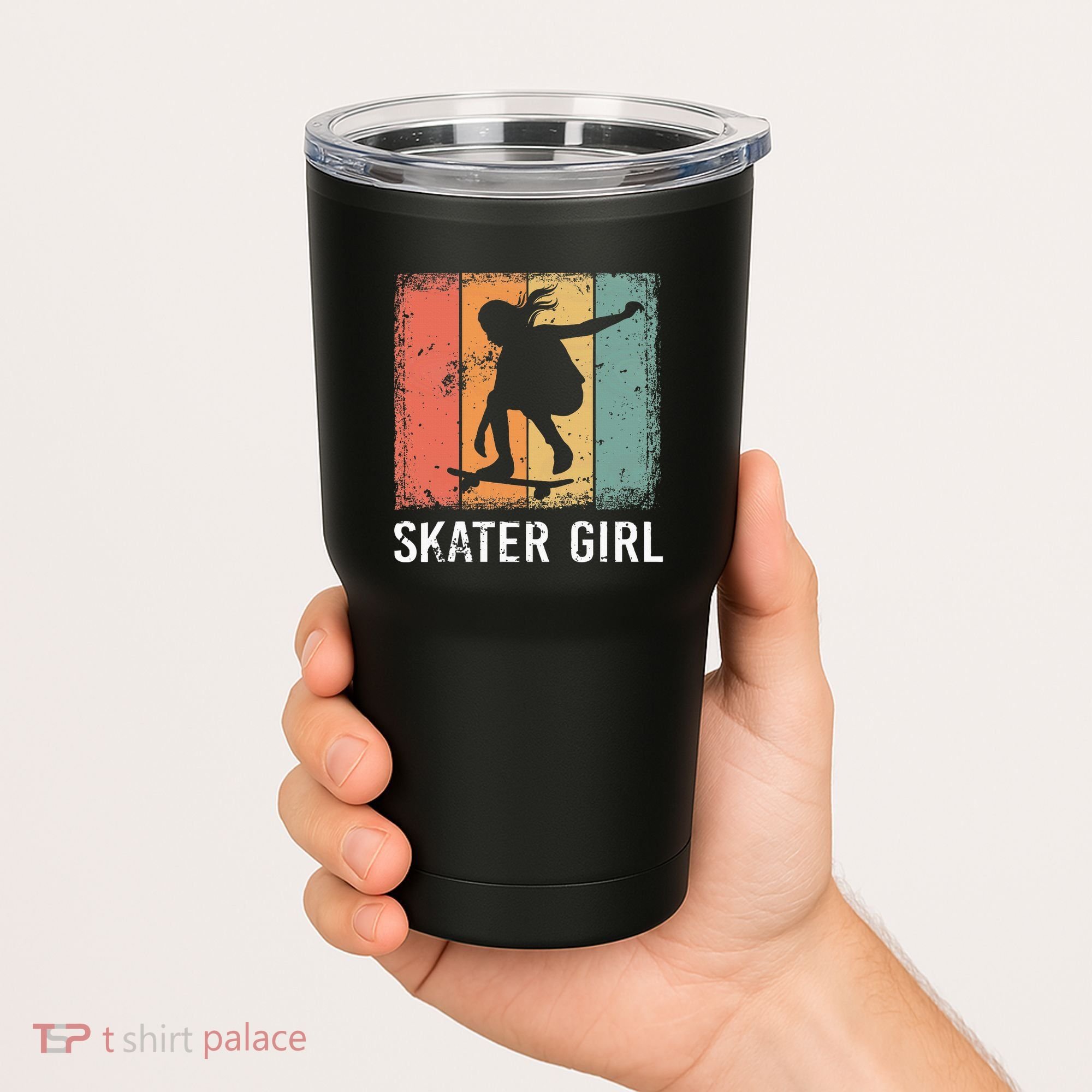 Cool Skater Art Women Skateboarding Skateboard Skating Tumbler