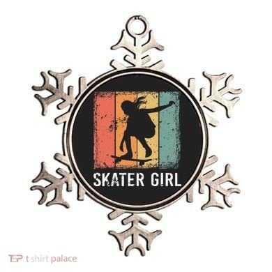 Cool Skater Art Women Skateboarding Skateboard Skating Ornament