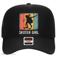 Cool Skater Art Women Skateboarding Skateboard Skating Hat thumb 0