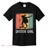 Cool Skater Art Women Skateboarding Skateboard Skating Kids T-Shirt thumb 0