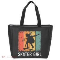 Cool Skater Art Women Skateboarding Skateboard Skating Tote Bag thumb 0
