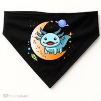 Cute Space Axolotl- I Axolotl Questions USA-Made Doggie Bandana thumb 0