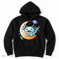 Cute Space Axolotl- I Axolotl Questions Hoodie thumb 0