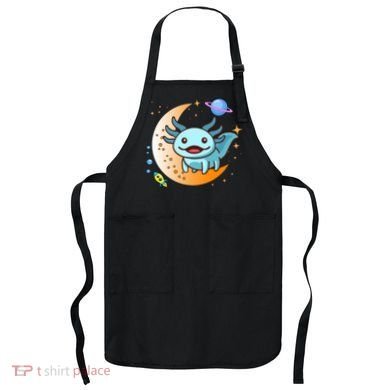 Cute Space Axolotl- I Axolotl Questions Apron