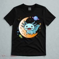 Cute Space Axolotl- I Axolotl Questions T-Shirt thumb 5