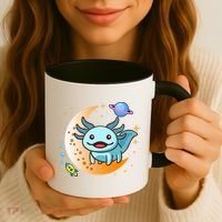 Cute Space Axolotl- I Axolotl Questions Coffee Mug thumb 3